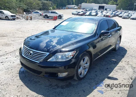 2012 Lexus Ls 460 z USA, uszkodzony, nr VIN JTHBL5EF6C5113192